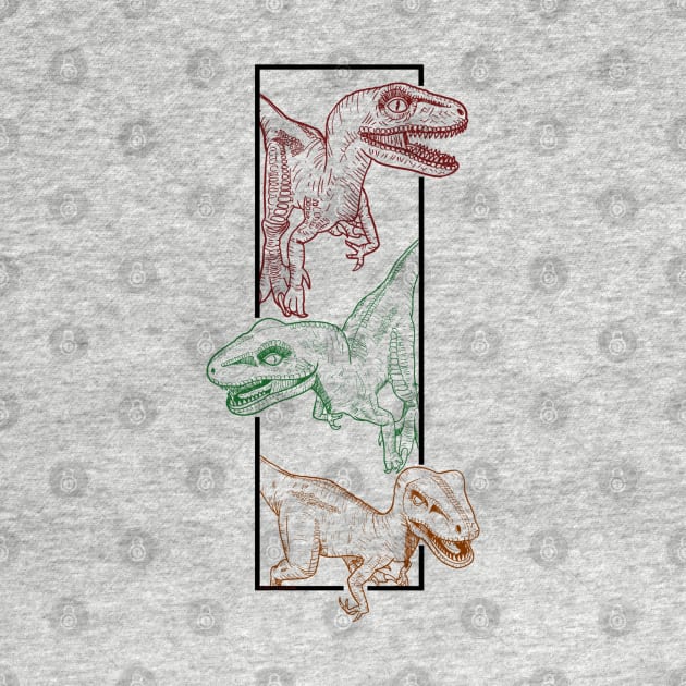 Velociraptor - Raptor by Jurassic Merch